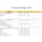 Simple Budget Template Google Sheets - "My Budget Spreadsheet"